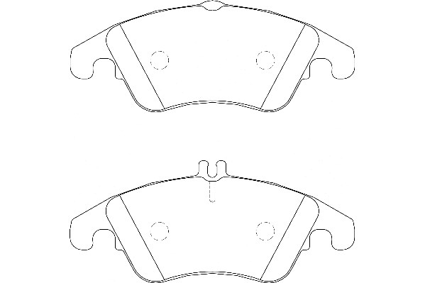 Bremsbelagsatz, Scheibenbremse Omnicraft 2135152