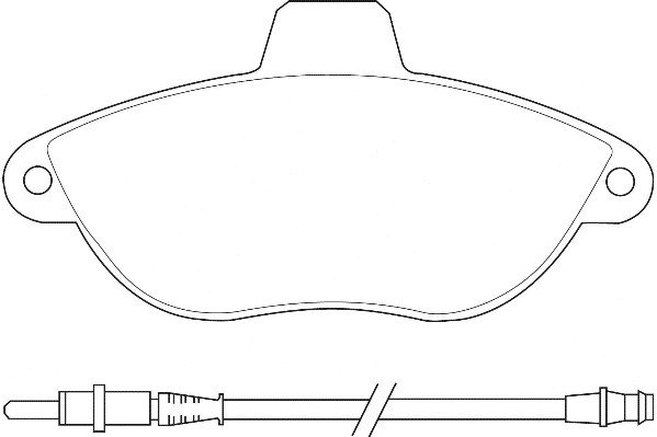 Bremsbelagsatz, Scheibenbremse Omnicraft 2135155