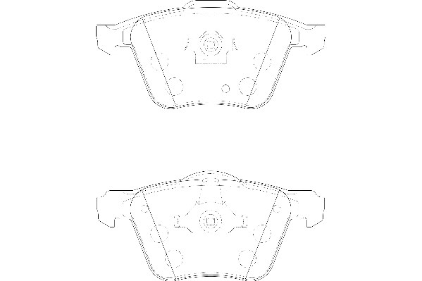Bremsbelagsatz, Scheibenbremse Omnicraft 2135158