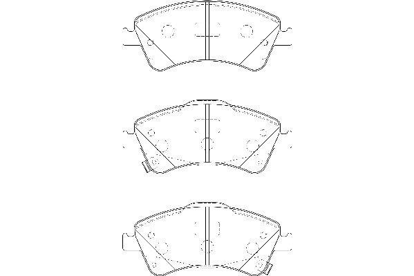 Bremsbelagsatz, Scheibenbremse Omnicraft 2135164