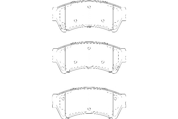 Bremsbelagsatz, Scheibenbremse Omnicraft 2135168