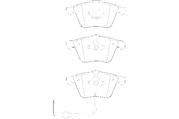 Bremsbelagsatz, Scheibenbremse Omnicraft 2135170