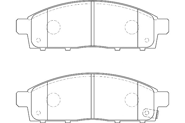 Bremsbelagsatz, Scheibenbremse Omnicraft 2135172