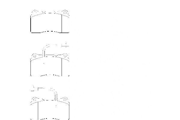 Bremsbelagsatz, Scheibenbremse Omnicraft 2135176
