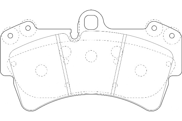 Bremsbelagsatz, Scheibenbremse Omnicraft 2135182