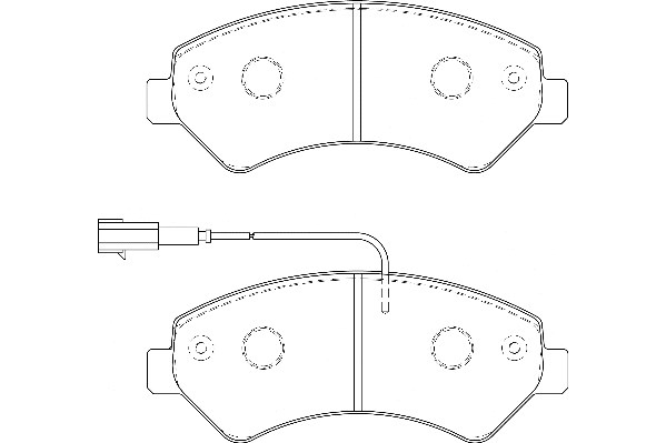 Bremsbelagsatz, Scheibenbremse Omnicraft 2135184