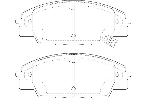 Bremsbelagsatz, Scheibenbremse Omnicraft 2135188