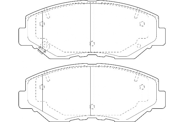 Bremsbelagsatz, Scheibenbremse Omnicraft 2135190
