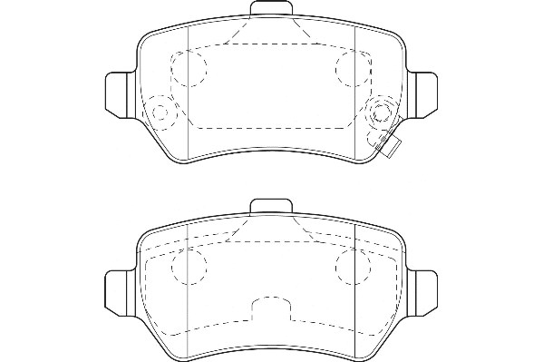 Bremsbelagsatz, Scheibenbremse Omnicraft 2135573