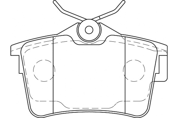 Bremsbelagsatz, Scheibenbremse Omnicraft 2135577