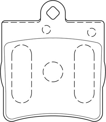 Bremsbelagsatz, Scheibenbremse Omnicraft 2135587