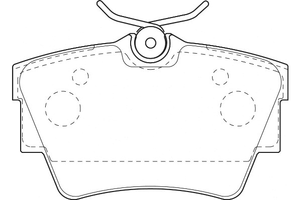 Bremsbelagsatz, Scheibenbremse Omnicraft 2135589