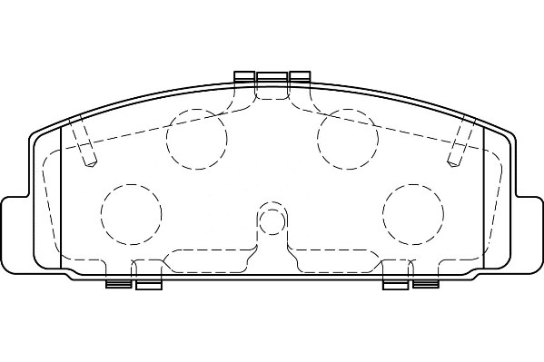 Bremsbelagsatz, Scheibenbremse Omnicraft 2135596