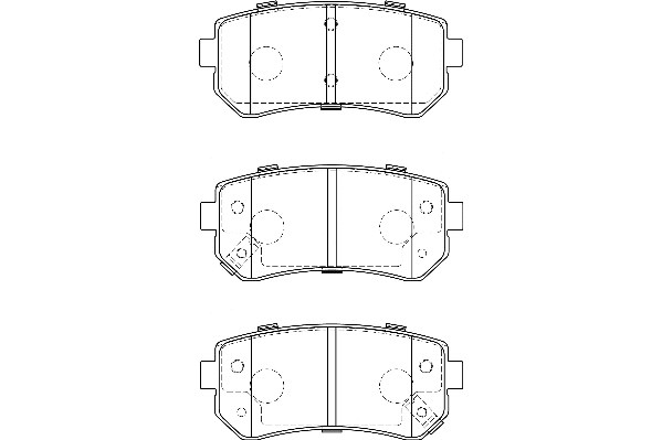 Bremsbelagsatz, Scheibenbremse Omnicraft 2135604
