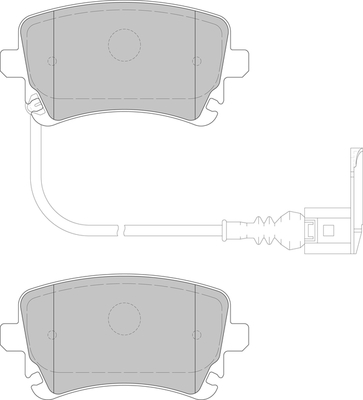 Bremsbelagsatz, Scheibenbremse Omnicraft 2135608
