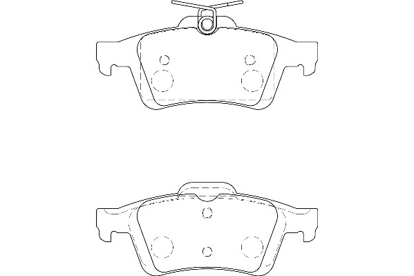 Bremsbelagsatz, Scheibenbremse Omnicraft 2135611