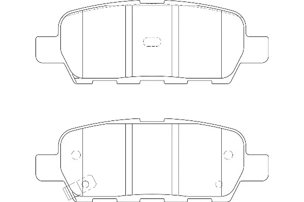 Bremsbelagsatz, Scheibenbremse Omnicraft 2135624
