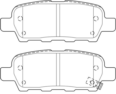 Bremsbelagsatz, Scheibenbremse Omnicraft 2135635