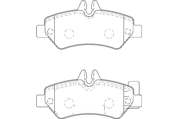 Bremsbelagsatz, Scheibenbremse Omnicraft 2135644