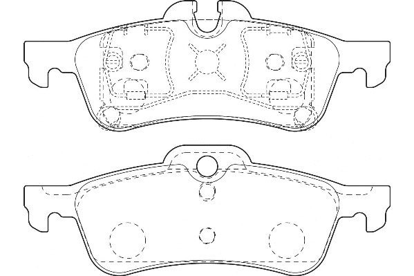 Bremsbelagsatz, Scheibenbremse Omnicraft 2135648