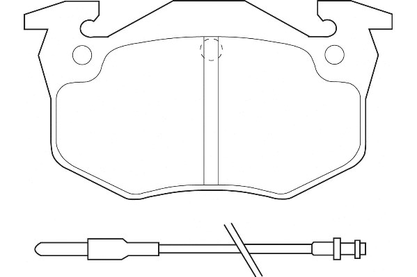 Bremsbelagsatz, Scheibenbremse Omnicraft 2135650