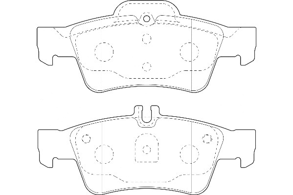 Bremsbelagsatz, Scheibenbremse Omnicraft 2135654