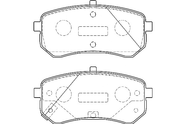 Bremsbelagsatz, Scheibenbremse Omnicraft 2135656