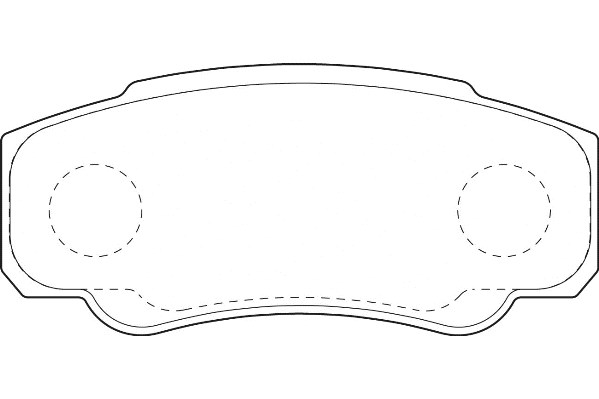 Bremsbelagsatz, Scheibenbremse Omnicraft 2135664