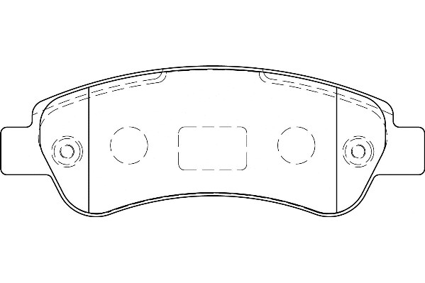 Bremsbelagsatz, Scheibenbremse Omnicraft 2135666