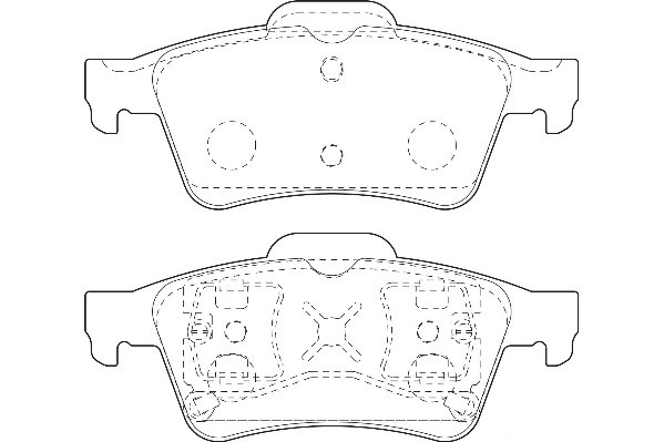 Bremsbelagsatz, Scheibenbremse Omnicraft 2135668