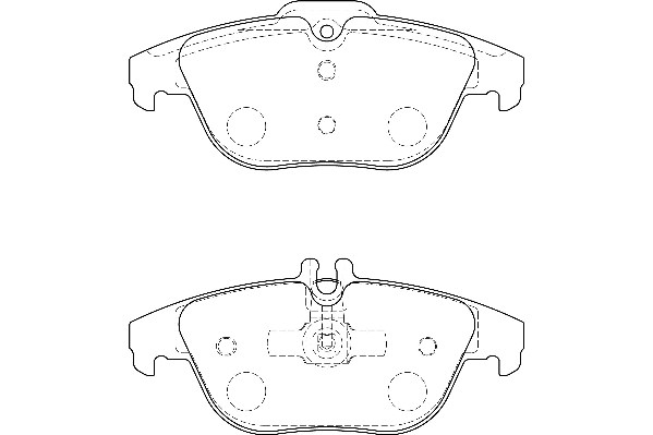 Bremsbelagsatz, Scheibenbremse Omnicraft 2135674