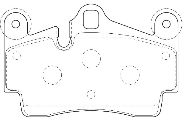 Bremsbelagsatz, Scheibenbremse Omnicraft 2135686