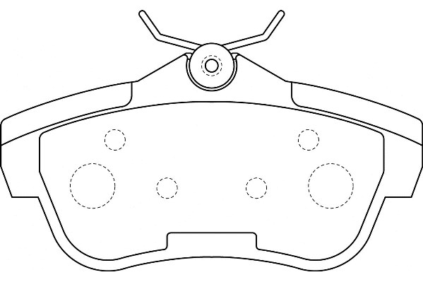 Bremsbelagsatz, Scheibenbremse Omnicraft 2135688