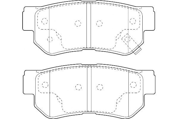 Bremsbelagsatz, Scheibenbremse Omnicraft 2135692