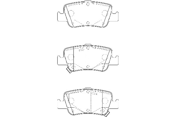 Bremsbelagsatz, Scheibenbremse Omnicraft 2135694