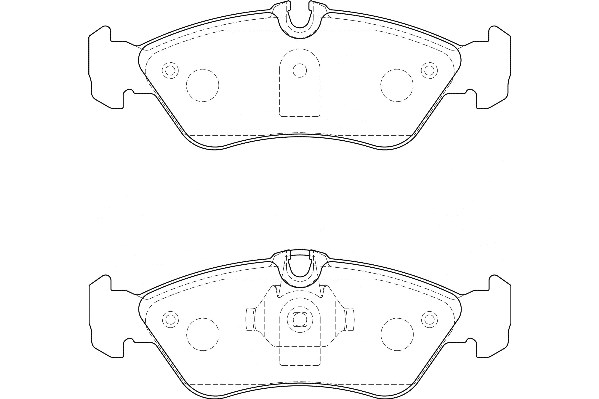 Bremsbelagsatz, Scheibenbremse Omnicraft 2135704