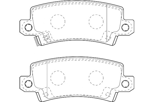 Bremsbelagsatz, Scheibenbremse Omnicraft 2135707