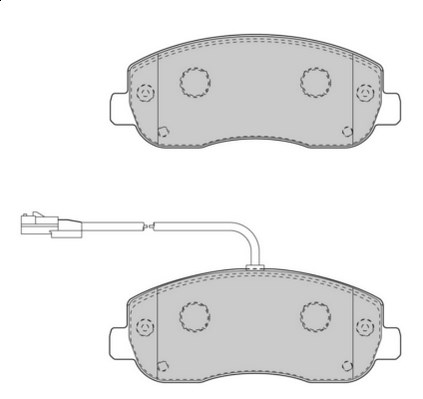 Bremsbelagsatz, Scheibenbremse Omnicraft 2143217