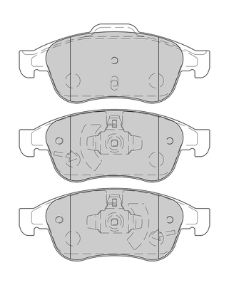 Bremsbelagsatz, Scheibenbremse Omnicraft 2230127