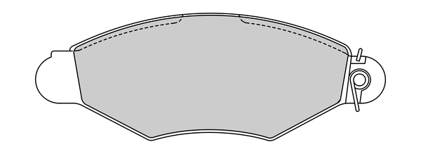 Bremsbelagsatz, Scheibenbremse Omnicraft 2230130