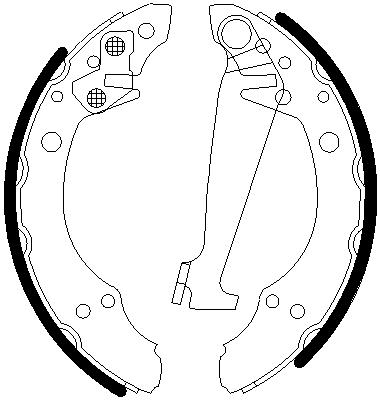 Bremsbackensatz Omnicraft 2255633