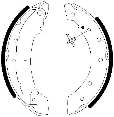 Bremsbackensatz Omnicraft 2255639