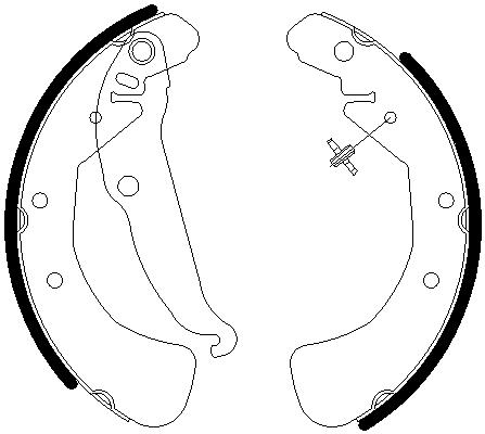 Bremsbackensatz Omnicraft 2255645