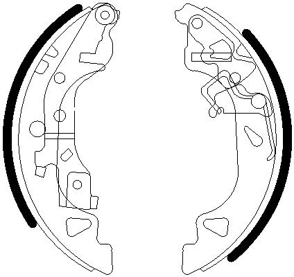 Bremsbackensatz Omnicraft 2255651