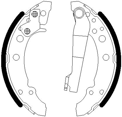 Bremsbackensatz Omnicraft 2255656