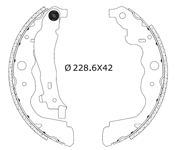 Bremsbackensatz Omnicraft 2255662