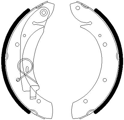 Bremsbackensatz Omnicraft 2255664