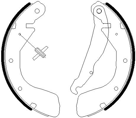 Bremsbackensatz Omnicraft 2255668
