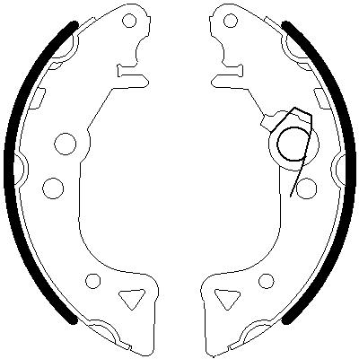 Bremsbackensatz Omnicraft 2255677