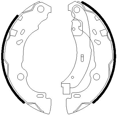 Bremsbackensatz Omnicraft 2255690